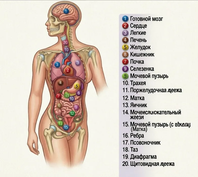 Анатомия женского тела